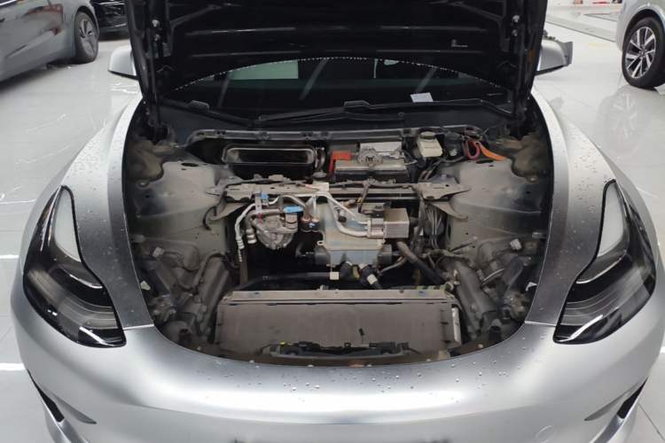 Used Tesla Model 3 2020 Refreshed Version Long-Range Rear-Wheel Drive Engine Bay
