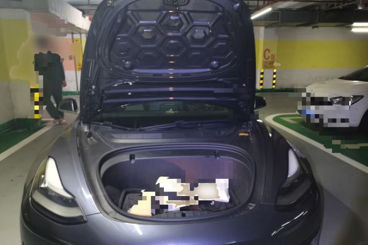 Used Tesla Model 3 2020 Standard Range Rear-Wheel Drive Upgraded Version Engine Bay