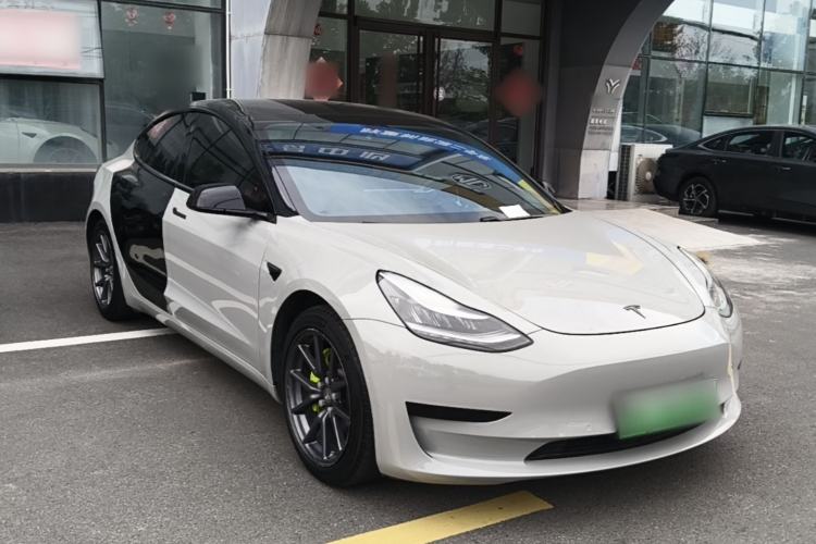 Used Tesla Model 3 2020 Standard Range Rear-Wheel Drive Upgraded Version Front Right 45 Deg