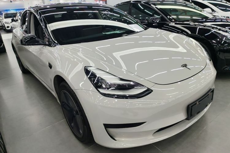 Used Tesla Model 3 2020 Standard Range Rear-Wheel Drive Upgraded Version Front Right 45 Deg