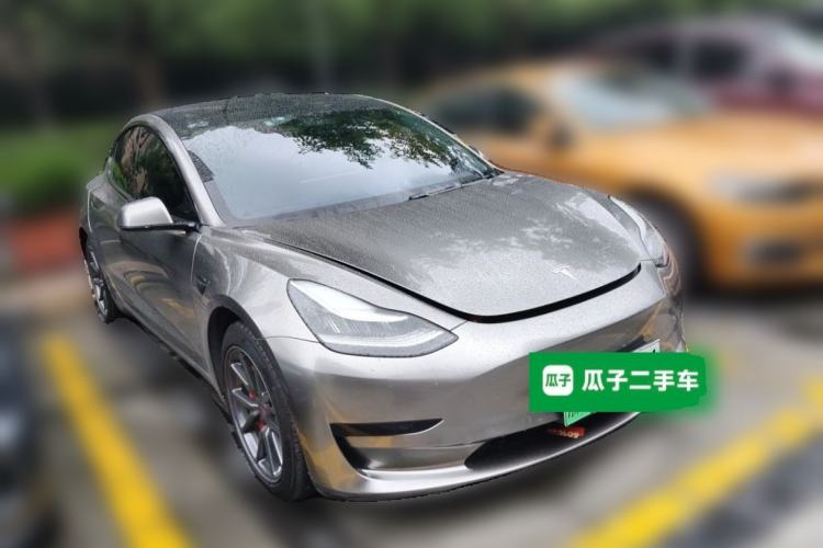 Used Tesla Model 3 2020 Standard Range Rear-Wheel Drive Upgraded Version Front Right 45 Deg