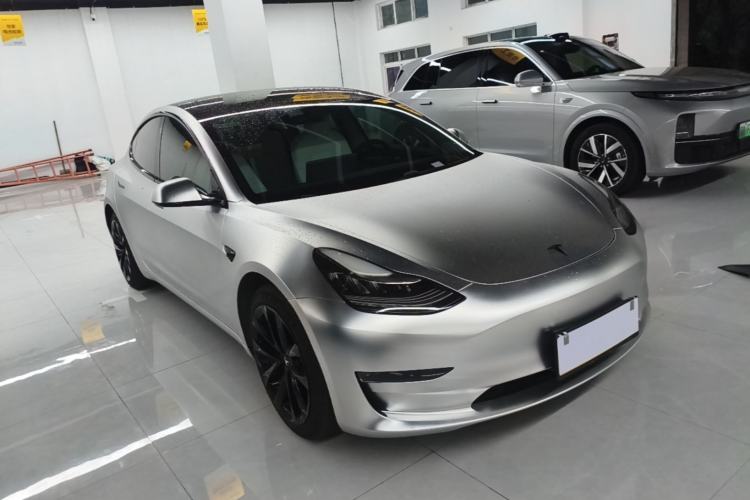 Used Tesla Model 3 2020 Refreshed Version Long-Range Rear-Wheel Drive Front Right 45 Deg