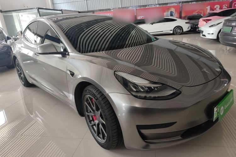Used Tesla Model 3 2020 Standard Range Rear-Wheel Drive Upgraded Version Front Right 45 Deg