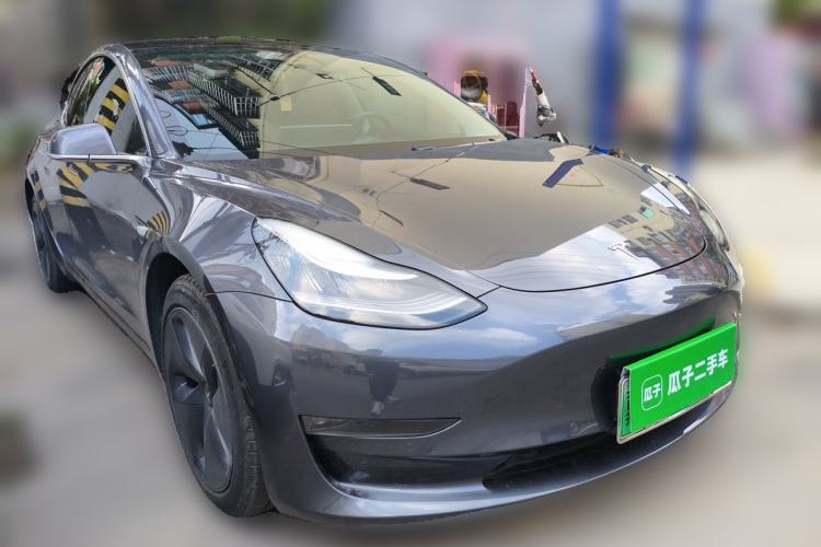 Used Tesla Model 3 2020 Refreshed Version Long-Range Rear-Wheel Drive Front Right 45 Deg