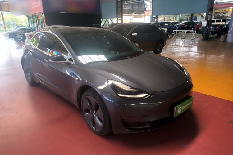 Used Tesla Model 3 2020 Refreshed Version Long-Range Rear-Wheel Drive Front Right 45 Deg