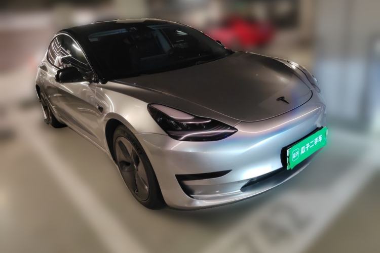 Used Tesla Model 3 2020 Standard Range Rear-Wheel Drive Upgraded Version Front Right 45 Deg
