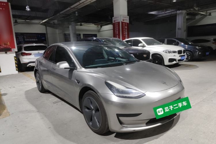 Used Tesla Model 3 2020 Standard Range Rear-Wheel Drive Upgraded Version Front Right 45 Deg