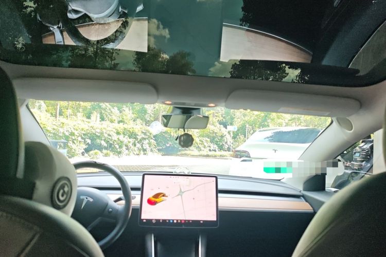 Used Tesla Model 3 2020 Revised Version Standard Range Rear-Wheel Drive – Upgraded Edition Headliner