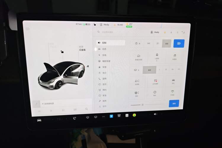 Used Tesla Model 3 2020 Revised Version Standard Range Rear-Wheel Drive – Upgraded Edition Instrument Cluster