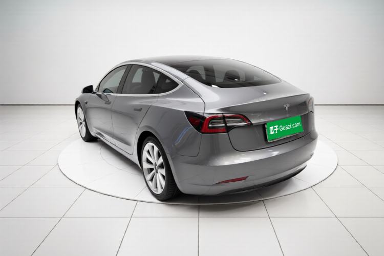 Used Tesla Model 3 2020 Long-Range Rear-Wheel-Drive Version Rear Left 45 Deg