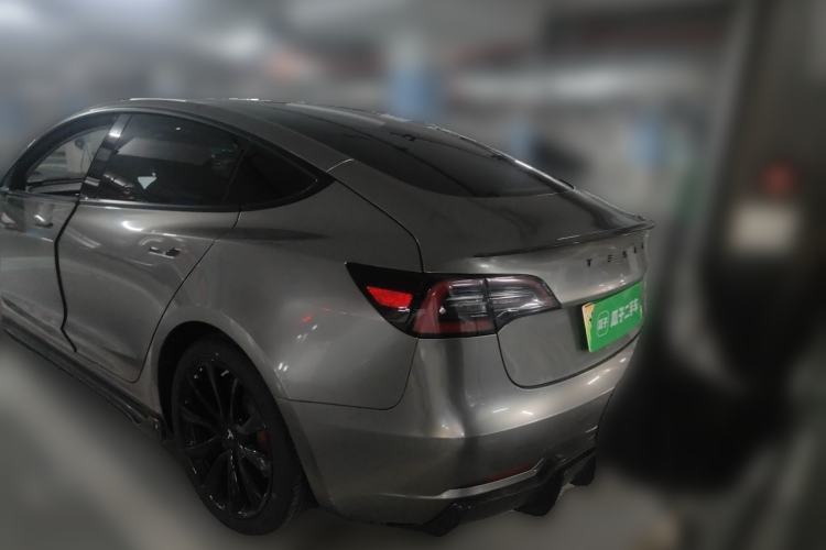 Used Tesla Model 3 2020 Standard Range Rear-Wheel Drive Upgraded Version Rear Left 45 Deg
