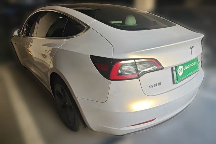 Used Tesla Model 3 2020 Standard Range Rear-Wheel Drive Upgraded Version Rear Left 45 Deg