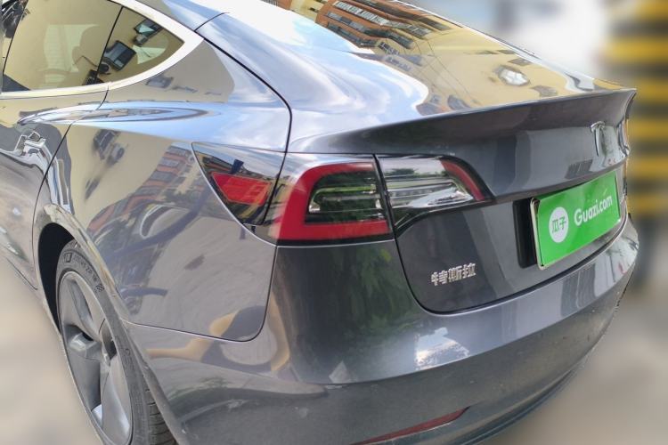 Used Tesla Model 3 2020 Refreshed Version Long-Range Rear-Wheel Drive Rear Left 45 Deg
