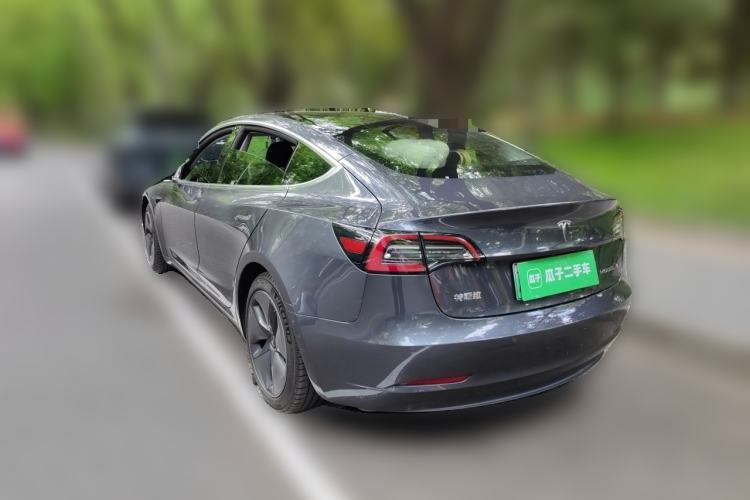Used Tesla Model 3 2020 Standard Range Rear-Wheel Drive Upgraded Version Rear Left 45 Deg