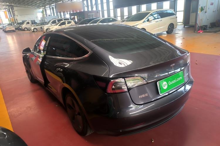 Used Tesla Model 3 2020 Refreshed Version Long-Range Rear-Wheel Drive Rear Left 45 Deg