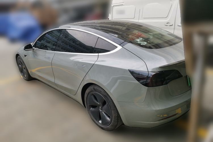 Used Tesla Model 3 2020 Refreshed Version Long-Range Rear-Wheel Drive Rear Left 45 Deg