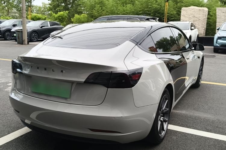 Used Tesla Model 3 2020 Standard Range Rear-Wheel Drive Upgraded Version Rear Right 45 Deg