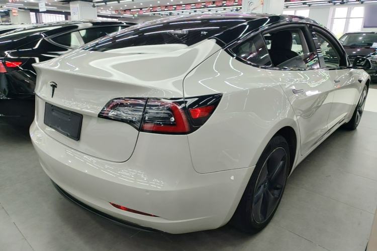 Used Tesla Model 3 2020 Standard Range Rear-Wheel Drive Upgraded Version Rear Right 45 Deg