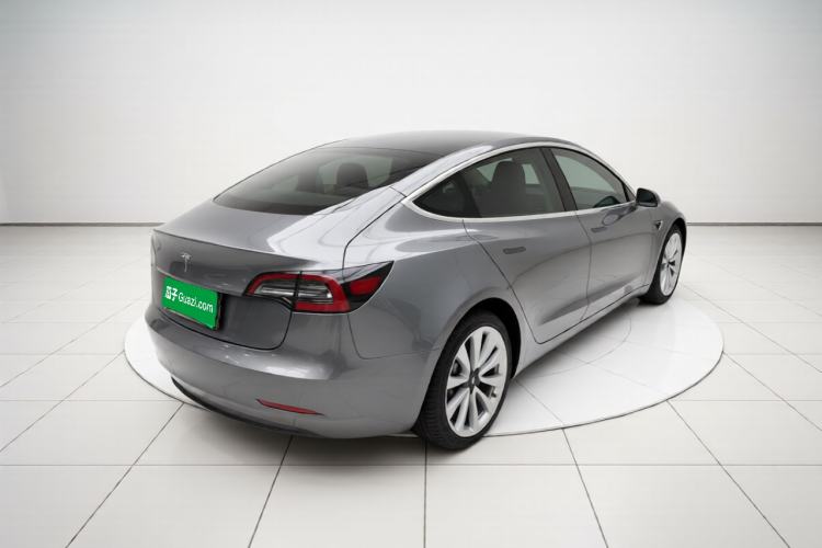 Used Tesla Model 3 2020 Long-Range Rear-Wheel-Drive Version Rear Right 45 Deg