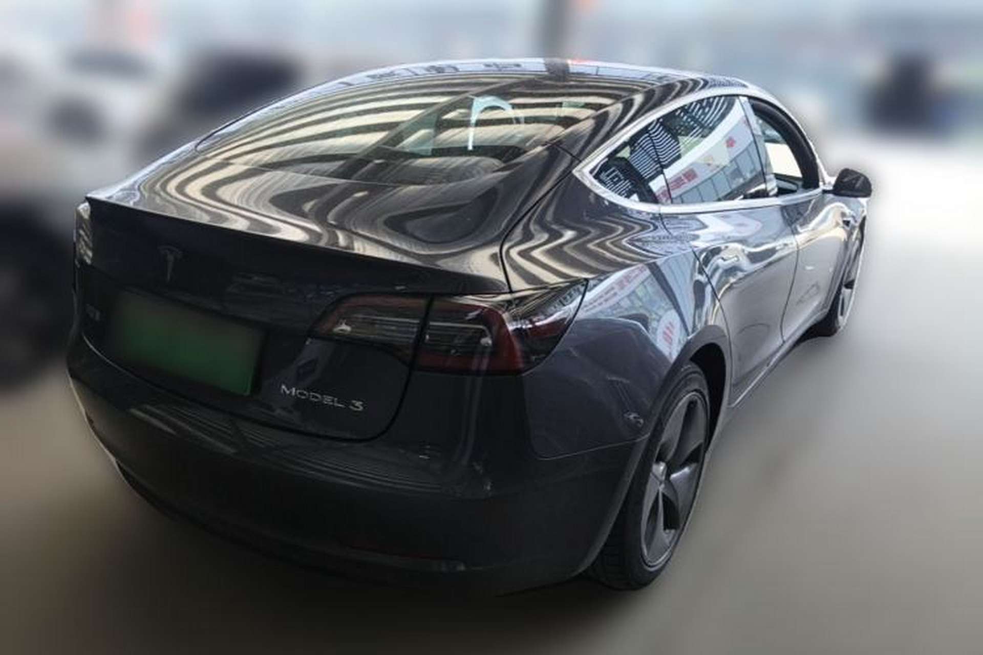 Used Tesla Model 3 2020 Standard Range Rear-Wheel Drive Upgraded Version Rear Right 45 Deg