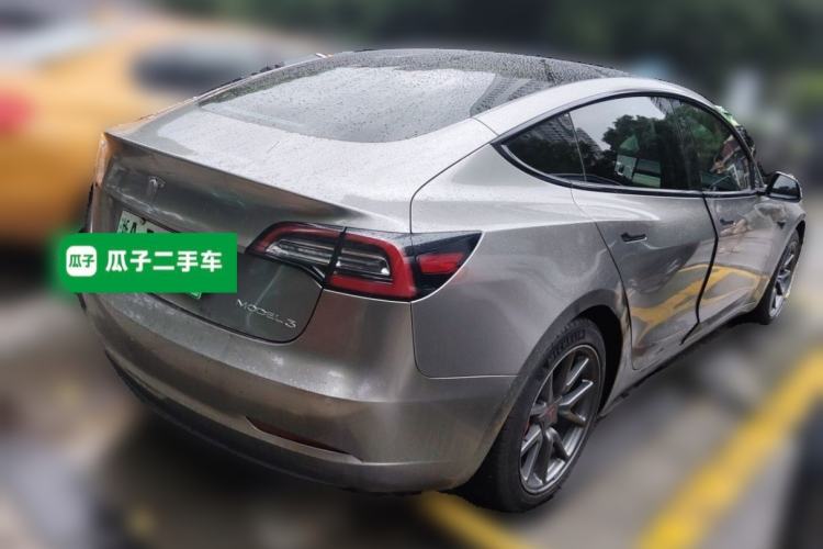 Used Tesla Model 3 2020 Standard Range Rear-Wheel Drive Upgraded Version Rear Right 45 Deg