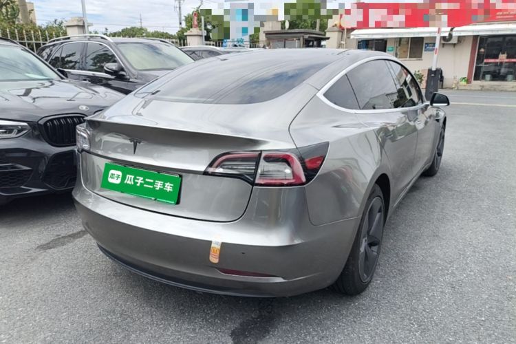Used Tesla Model 3 2020 Revised Version Standard Range Rear-Wheel Drive – Upgraded Edition Rear Right 45 Deg