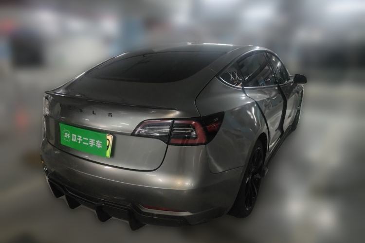 Used Tesla Model 3 2020 Standard Range Rear-Wheel Drive Upgraded Version Rear Right 45 Deg