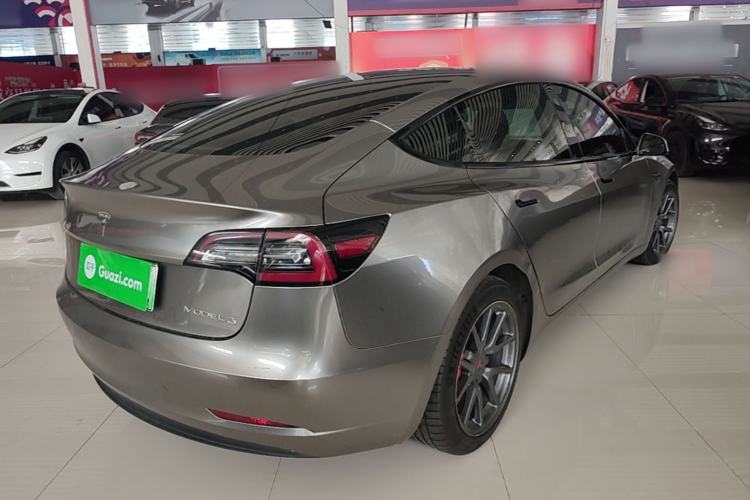 Used Tesla Model 3 2020 Standard Range Rear-Wheel Drive Upgraded Version Rear Right 45 Deg