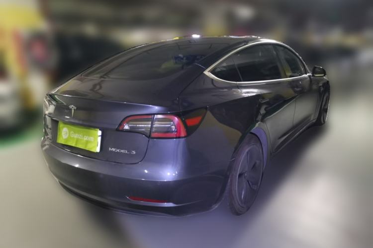 Used Tesla Model 3 2020 Standard Range Rear-Wheel Drive Upgraded Version Rear Right 45 Deg