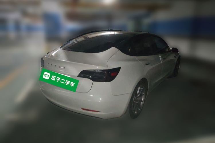 Used Tesla Model 3 2020 Standard Range Rear-Wheel Drive Upgraded Version Rear Right 45 Deg