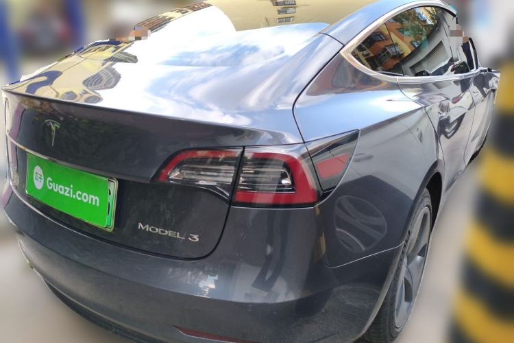 Used Tesla Model 3 2020 Refreshed Version Long-Range Rear-Wheel Drive Rear Right 45 Deg