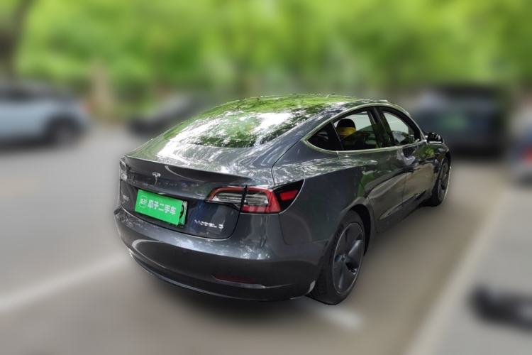 Used Tesla Model 3 2020 Standard Range Rear-Wheel Drive Upgraded Version Rear Right 45 Deg