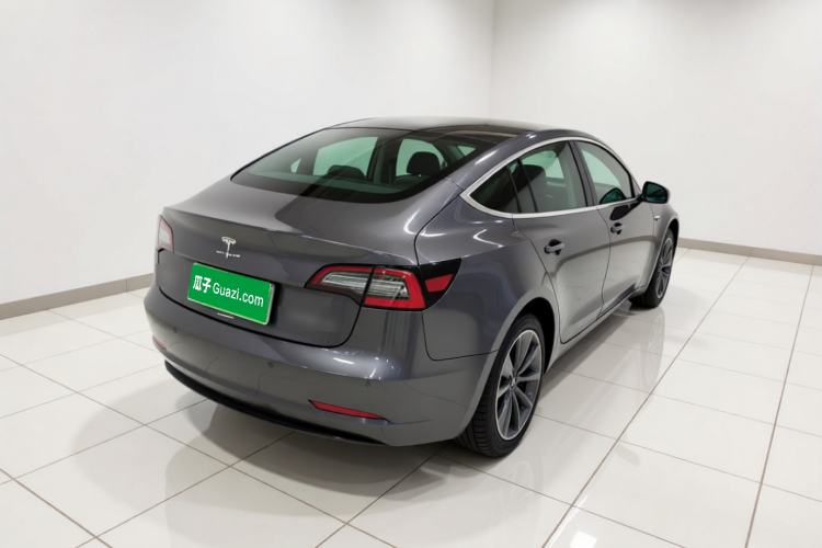 Used Tesla Model 3 2020 Refreshed Version Long-Range Rear-Wheel Drive Rear Right 45 Deg