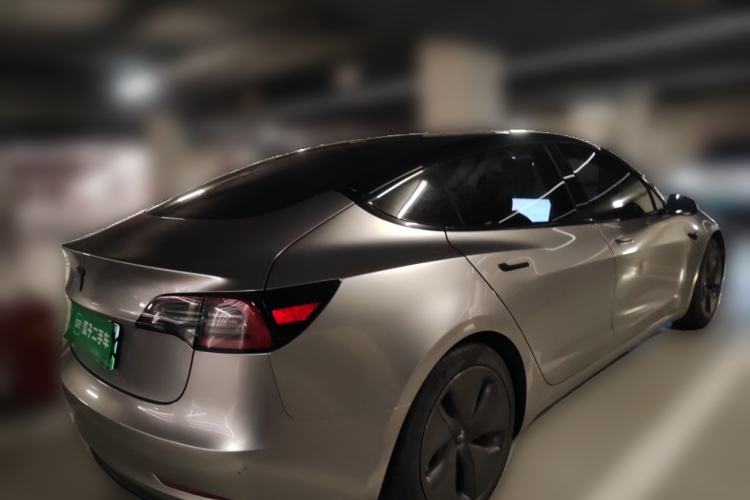 Used Tesla Model 3 2020 Standard Range Rear-Wheel Drive Upgraded Version Rear Right 45 Deg