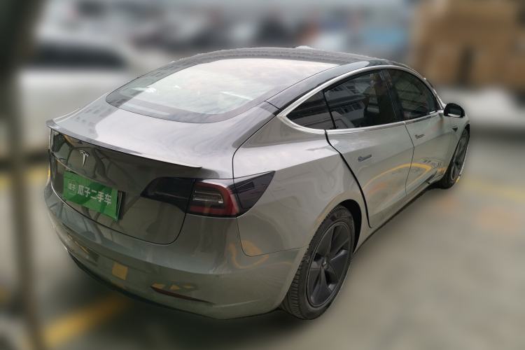 Used Tesla Model 3 2020 Refreshed Version Long-Range Rear-Wheel Drive Rear Right 45 Deg