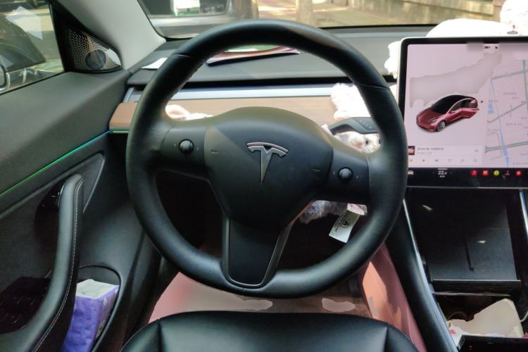 Used Tesla Model 3 2020 Long-Range Rear-Wheel-Drive Version Steering Wheel