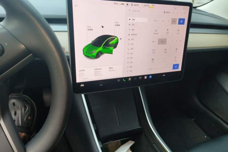 Used Tesla Model 3 2020 Refreshed Version Long-Range Rear-Wheel Drive Audio And AC Panel