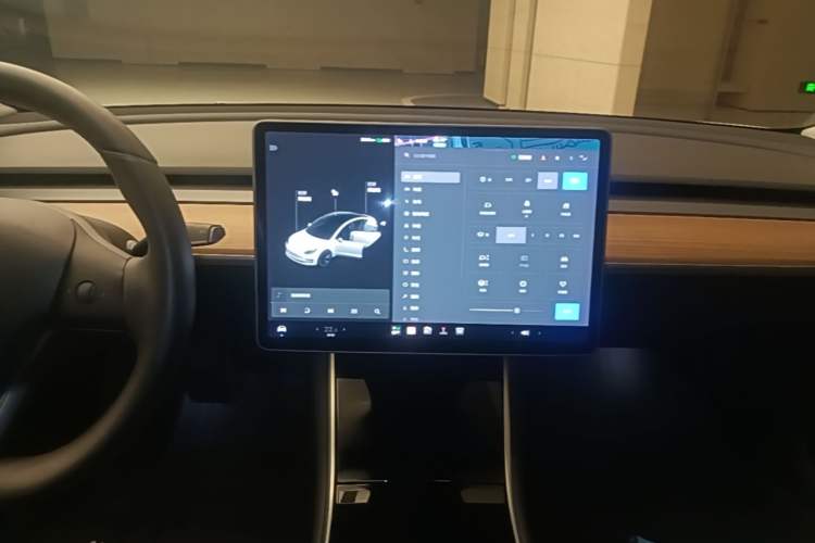 Used Tesla Model 3 2020 Refreshed Version Long-Range Rear-Wheel Drive Audio And AC Panel