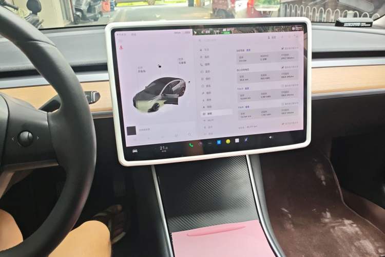 Used Tesla Model 3 2020 Standard Range Rear-Wheel Drive Upgraded Version Audio And AC Panel