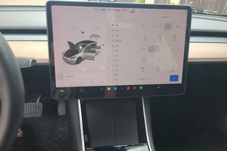 Used Tesla Model 3 2020 Refreshed Version Long-Range Rear-Wheel Drive Audio And AC Panel