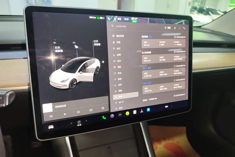 Used Tesla Model 3 2020 Revised Version Standard Range Rear-Wheel Drive – Upgraded Edition Audio And AC Panel