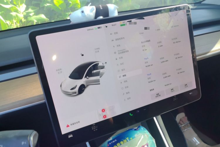 Used Tesla Model 3 2020 Revised Version Standard Range Rear-Wheel Drive – Upgraded Edition Audio And AC Panel