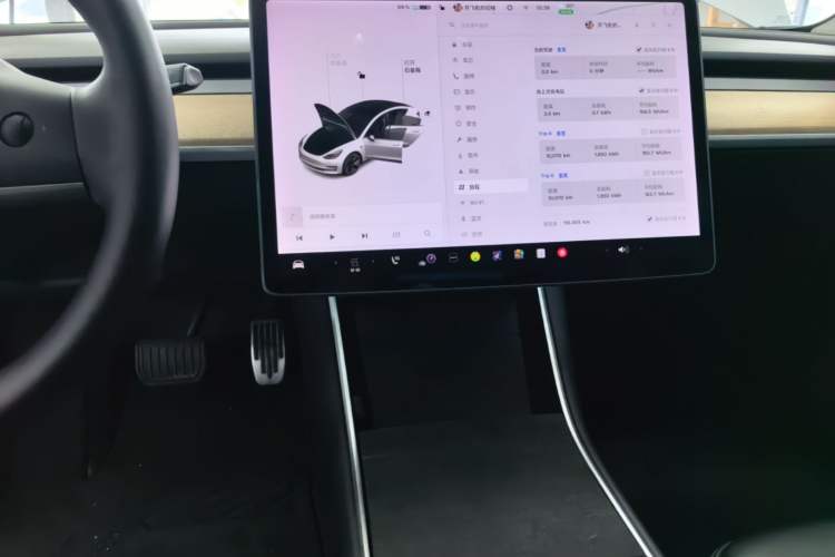 Used Tesla Model 3 2020 Standard Range Rear-Wheel Drive Upgraded Version Audio And AC Panel