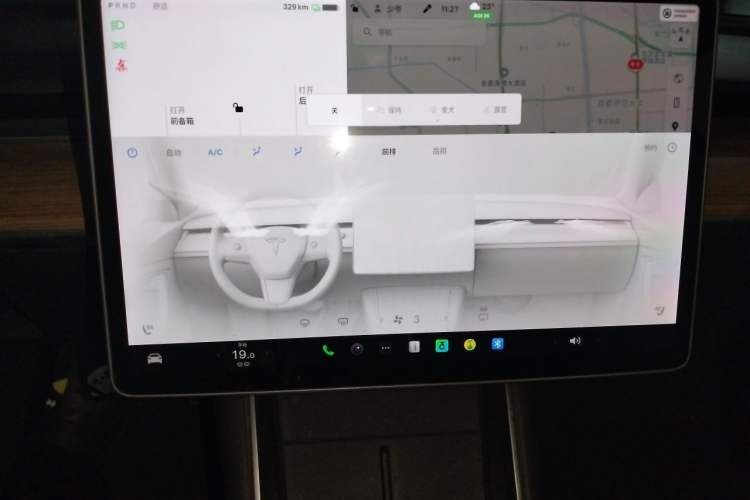 Used Tesla Model 3 2020 Standard Range Rear-Wheel Drive Upgraded Version Audio And AC Panel