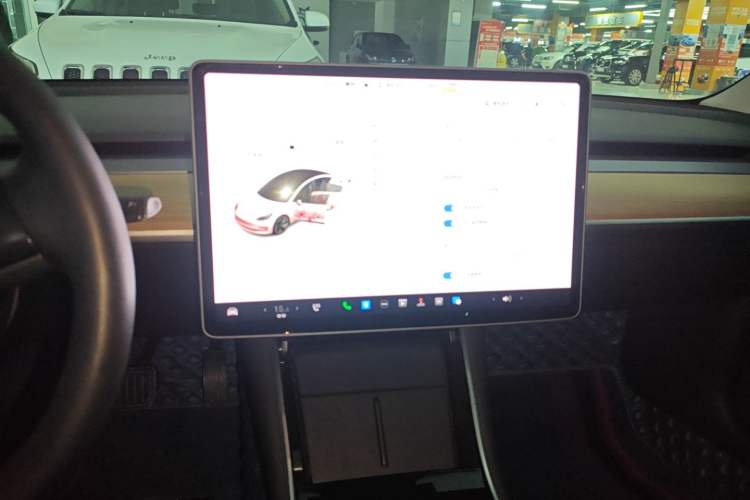 Used Tesla Model 3 2020 Standard Range Rear-Wheel Drive Upgraded Version Audio And AC Panel