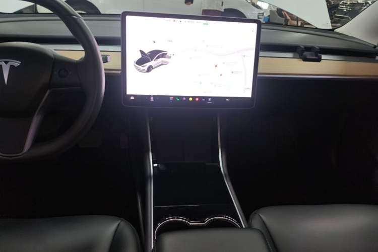 Used Tesla Model 3 2020 Standard Range Rear-Wheel Drive Upgraded Version Audio And AC Panel