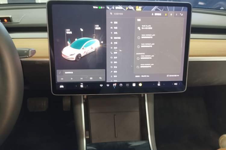 Used Tesla Model 3 2020 Standard Range Rear-Wheel Drive Upgraded Version Audio And AC Panel