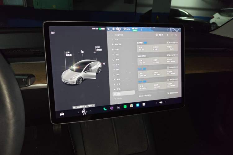 Used Tesla Model 3 2020 Revised Version Standard Range Rear-Wheel Drive – Upgraded Edition Audio And AC Panel