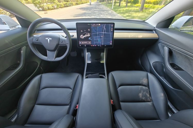 Used Tesla Model 3 2020 Refreshed Version Long-Range Rear-Wheel Drive Audio And AC Panel