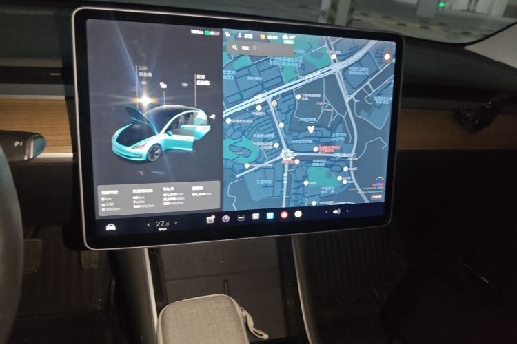 Used Tesla Model 3 2020 Revised Version Standard Range Rear-Wheel Drive – Upgraded Edition Audio And AC Panel